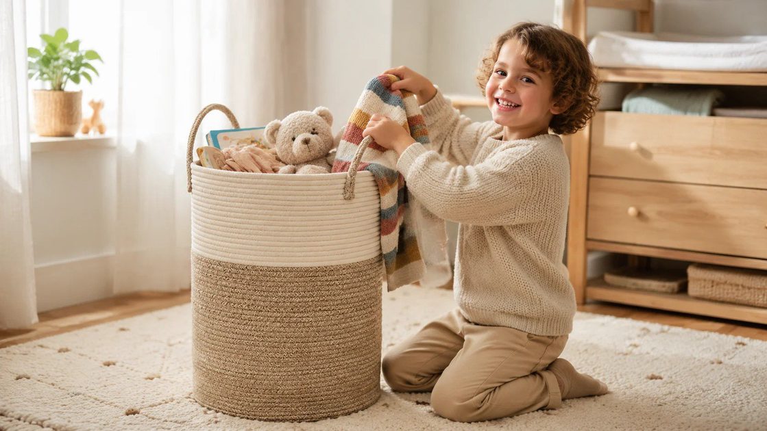  The Nursery Storage Basket That’s Safe, Spacious, and Actually Looks Good