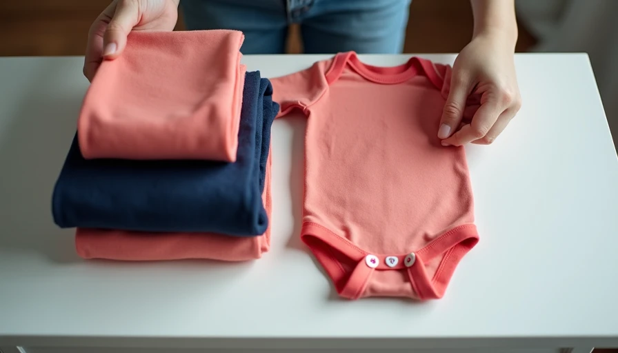 Visual context for newborn clothing guide