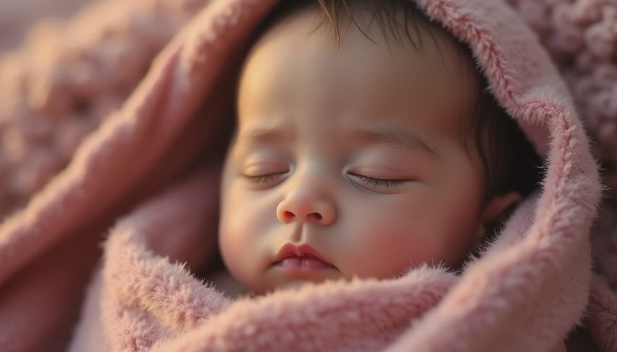 Visual context for elegant newborn clothes